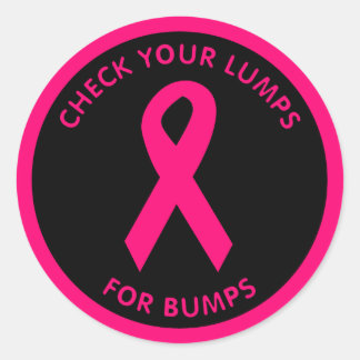 STICKER ROND VÉRIFIEZ VOS LUMPS POUR LES BUMPS