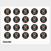Sticker Rond Véritable Athlètes nager (Feuille)