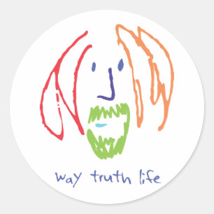 Sticker Rond Vérité
