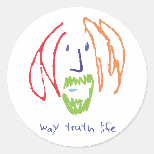 Sticker Rond Vérité (Devant)