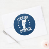 STICKER ROND VERMONT POUR BERNIE (Enveloppe)