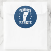 STICKER ROND VERMONT POUR BERNIE (Sac)