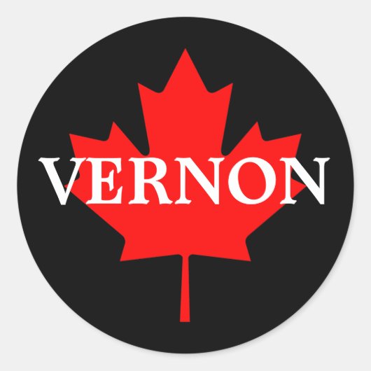 STICKER ROND VERNON (Devant)