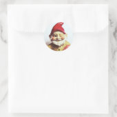 Sticker Rond Veronica le Gnome (Sac)