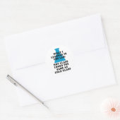 Sticker Rond Verre de laboratoire (Enveloppe)