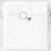 Sticker Rond Verre grossissant (Sac)