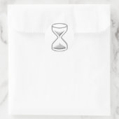 Sticker Rond Verre horaire / Timer (Sac)
