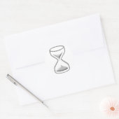 Sticker Rond Verre horaire / Timer (Enveloppe)