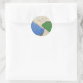 Sticker Rond verre marin 2 (Sac)