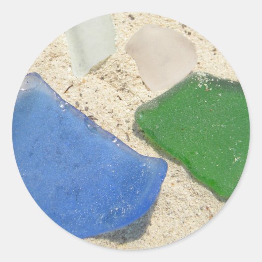 Sticker Rond verre marin 2 (Devant)