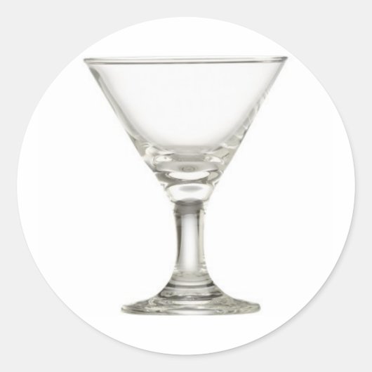 Sticker Rond verre martini (Devant)