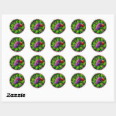 Sticker Rond Verre tendu de Ladybug (Feuille)