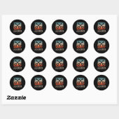 Sticker Rond Verrouillage (Feuille)