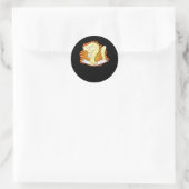 Sticker Rond Vers de livre (Sac)