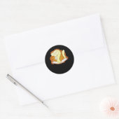 Sticker Rond Vers de livre (Enveloppe)