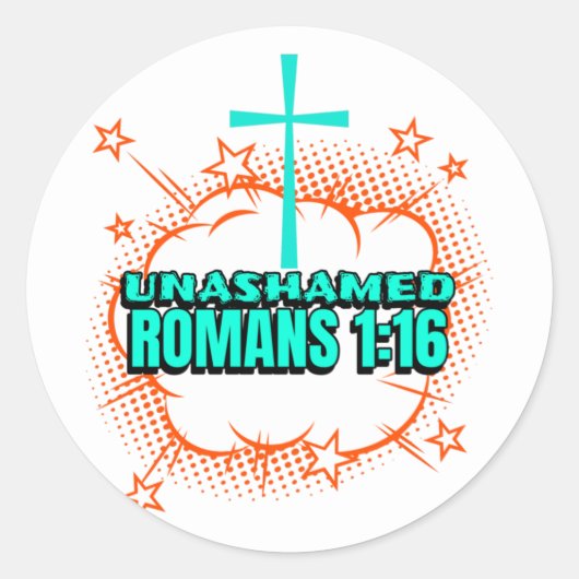 Sticker Rond Verset biblique (Devant)