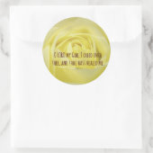 Sticker Rond Verset biblique sur la guérison (Sac)