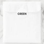Sticker Rond vert (Sac)