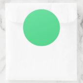 Sticker Rond Vert androïde (couleur solide) (Sac)