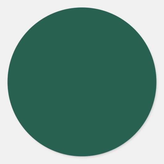 Sticker Rond Vert bouteille (Devant)