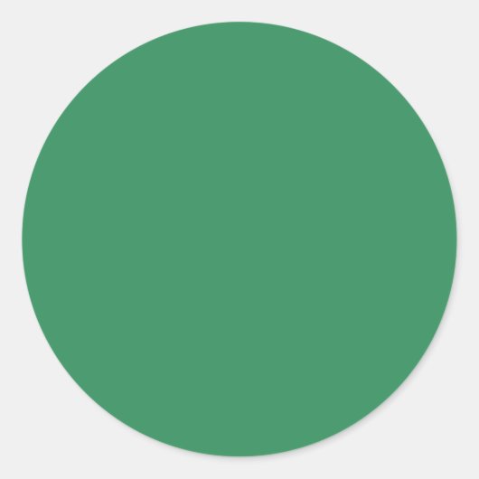 Sticker Rond Vert de mer (Devant)