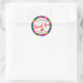 Sticker Rond Vert fraise (Sac)