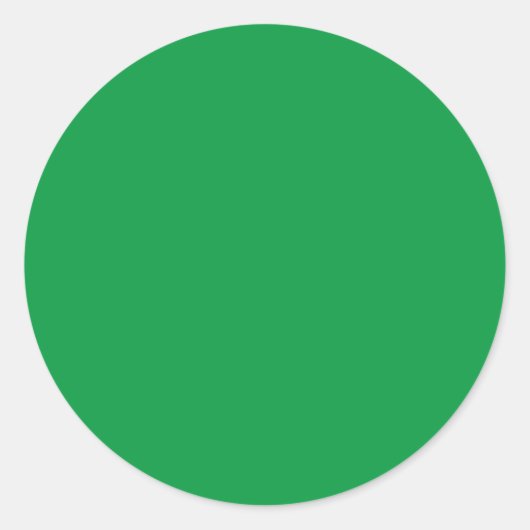 Sticker Rond Vert pâle, Ferme, Vert forestier, (Devant)
