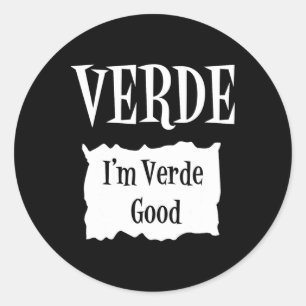 Sticker Rond Vert - Paquet chaud Halloween Costume Taco 1