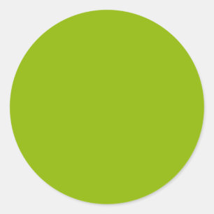 Sticker Rond Vert pomme (couleur solide)