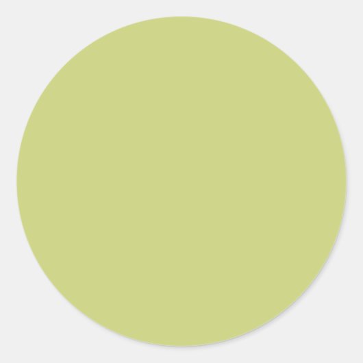 Sticker Rond Vert pomme gris (couleur solide) (Devant)