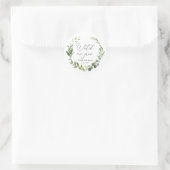 Sticker Rond Vert Regardez-moi Croire Plante Favoriser (Sac)