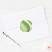 Sticker Rond Vert scintillant (Enveloppe)