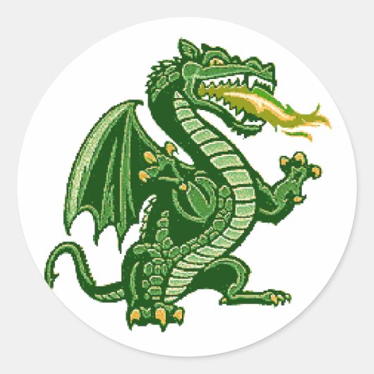 Sticker Rond Vert trait (Devant)