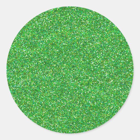 Sticker Rond Verte. (Devant)