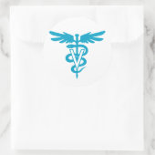 Sticker Rond Vet Tech - Symbole vétérinaire (Sac)