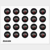Sticker Rond Vêtements de boxe - Boxe 2 (Feuille)