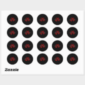 Sticker Rond Vêtements de boxe - Boxe 7 (Feuille)