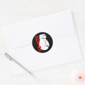 Sticker Rond Vêtements de boxe - Entraînement de boxe (Enveloppe)