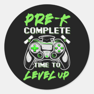 Sticker Rond Vêtements de jeu complets pré-maternelle 1