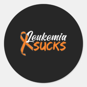 Sticker Rond Vêtements de sensibilisation au ruban orange contr
