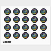 Sticker Rond Vêtements Fish Fry Équipage Fish Fry (Feuille)