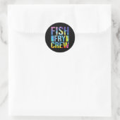 Sticker Rond Vêtements Fish Fry Équipage Fish Fry (Sac)