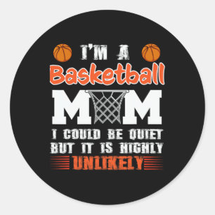 Sticker Rond Vêtements Sketll Je Suis Une Maman Sketll Je Pourr