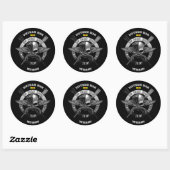 STICKER ROND VÉTÉRAN DE GUERRE DU VIETNAM DE LA 3E FORCE (Feuille)