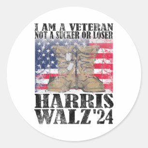 Sticker Rond Vétérinaire De Harris Wheimer Pour Président 24 Vo