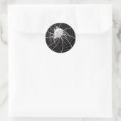 Sticker Rond Veuve blanche (Sac)