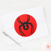 Sticker Rond Veuve noire (Enveloppe)