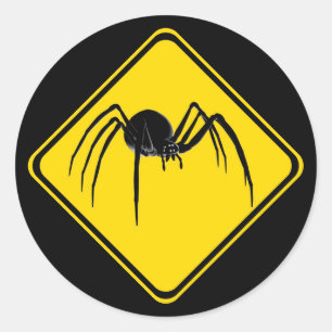 Sticker Rond Veuve noire Xing!