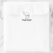 Sticker Rond Veux Baiser (Sac)