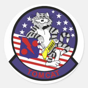 Sticker Rond VF-11 Rippers rouges